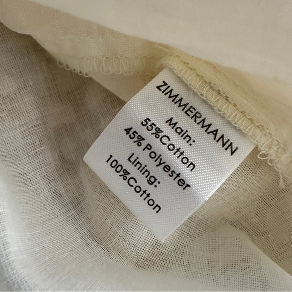 ZIMMERMANN Rising Snake Sun Dress in Porcelain Size 2 US 8 - Picture 7 of 11